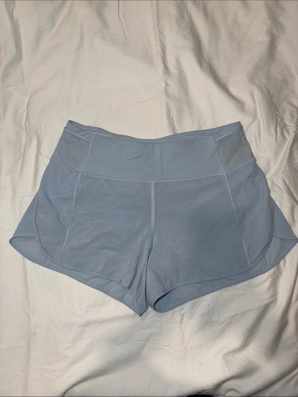 lululemon athletica Pale Blue Athletic Shorts